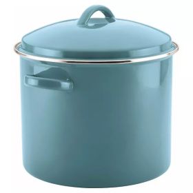 Stock Pot, Covered, 16qt, Porcelain Enamel, 4 out of 5 stars with 163 reviews 163 (Color: Aqua)