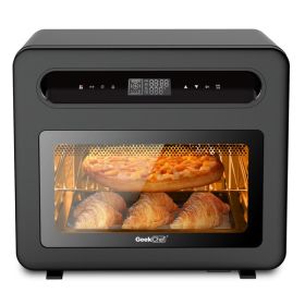 Steam Air Fryer Toast Oven Combo , 26 QT, Steam Convection Oven, 50 Presets, 6 Slice Toast, 12" Pizza (Color: as picture)