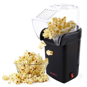 Popcorn Popper, 5 Core Hot AirMachine 1200W Electric Popcorn Kernel Popper Bpa Free, 2 Minutes Fast (Color: Black)