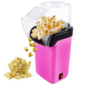 Popcorn Popper, 5 Core Hot AirMachine 1200W Electric Popcorn Kernel Popper Bpa Free, 2 Minutes Fast (Color: Pink)