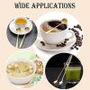 Flower Spoons, Decorative Shapes, 8Pcs Stainless Steel, Cute Spoons