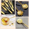 Flower Spoons, Decorative Shapes, 8Pcs Stainless Steel, Cute Spoons