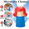 Steam Cleaner,  Steam Doll Microwave Cleaner, Easily Cleans Microwave, Oven Steam Cleaner, Kitchen Refrigerator Cleaning